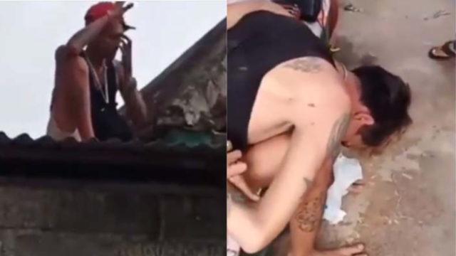 Kocak! Viral Maling Tertangkap Gegara Ketiduran di Atap, Diduga Capek Bobol Konter Semalaman
