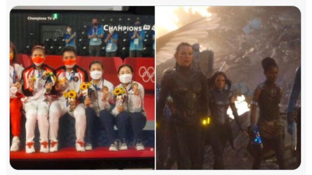 Meme Greysia Apriyani Rebut Medali Emas Olimpiade, Tambah Semangat!