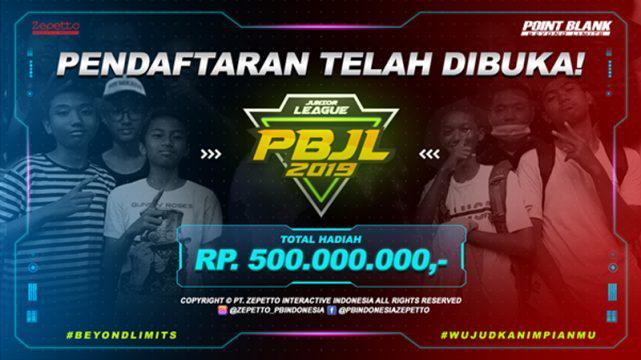Siapkan Total Hadiah 500 Juta Rupiah, Zepetto Akan Hadirkan Point Blank Junior League 2019!