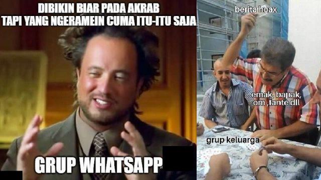Relate Abis! Ini Kumpulan Meme Grup WhatsApp yang Bikin Kamu Ngakak Sekaligus Ngangguk Setuju