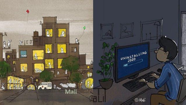 Miris! Ini 9 Ilustrasi Kehidupan Manusia saat Pandemi COVID-19 Melanda, Beda Banget