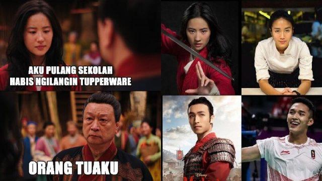 Bikin Kamu Ngakak Terbahak-bahak, Ini 10 Meme Film Mulan yang Menggelitik Perut