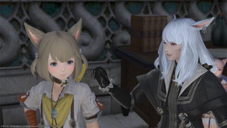Come to Final Fantasy XIV, we have cute cat girls waiting for you.