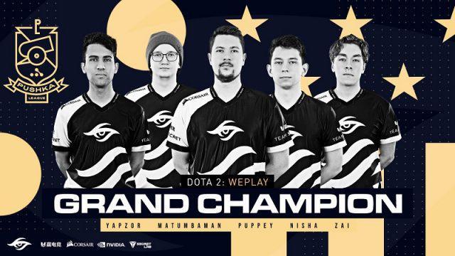 Tampil Perkasa, Team Secret Rengkuh Gelar Juara WePlay! Pushka League Division 1!
