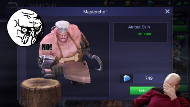 Kira-kira Ada yang Mau Beli? 5 Skin Mobile Legends Dengan Design yang Mengecewakan