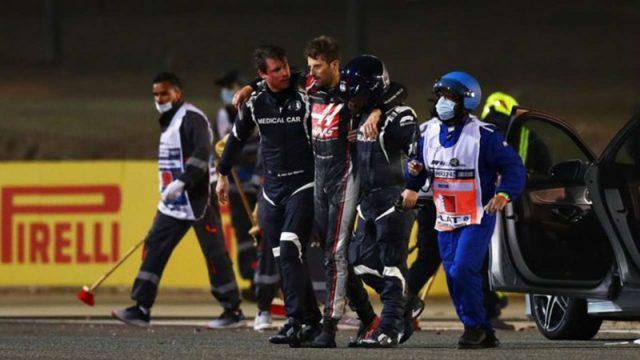 Selamat Dari Kecelakaan, Ini Fakta Tabrakan Romain Grosjean di GP F1 Bahrain