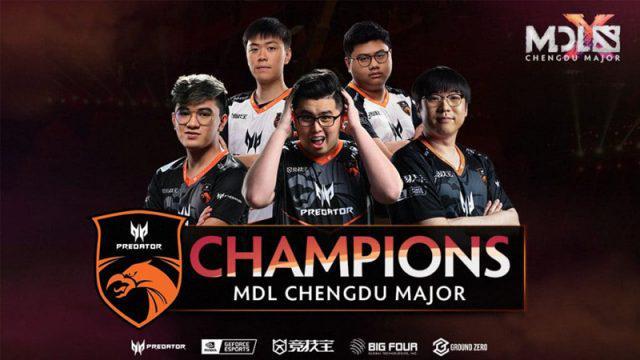 TNC Predator Sukses Jadi Juara MDL Chengdu Major!
