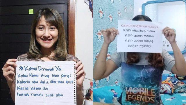 Bikin Ngakak, Ini 10 Tulisan Lucu #KamuDiRumahYa ala Netizen!
