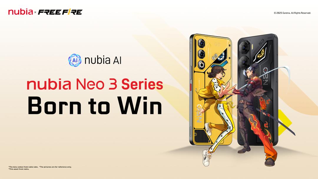 Born to Win : nubia Neo 3 series ditunjuk sebagai Official Co-Branded Gaming Smartphone untuk Garena Free Fire