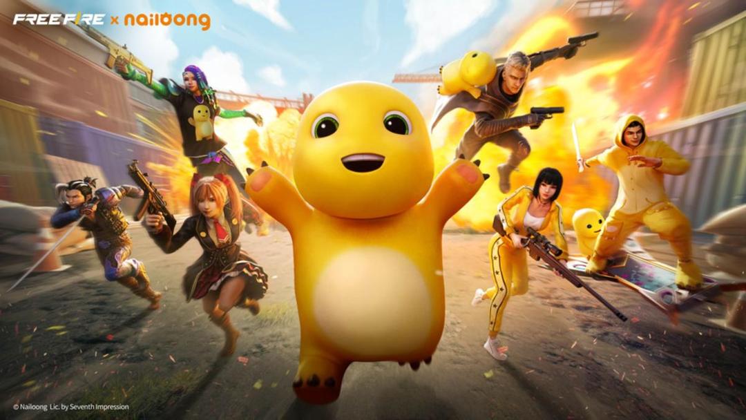 Kolaborasi Free Fire(FF) Terbaru Nailoong Si Dino Kuning & Tung Tung Tung Sahur! 1.jpg
