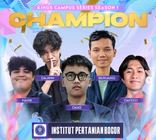 IPB Emas Sabet Gelar Juara Kings Campus Series Season 1