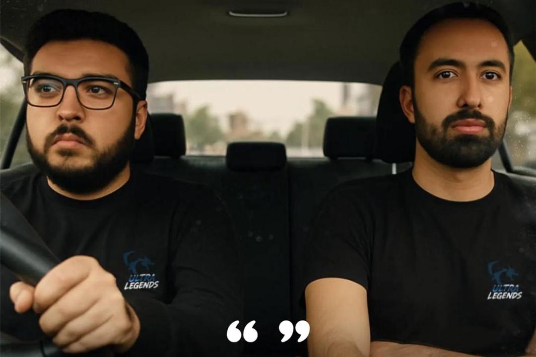 DARK LORD dan Pharaoh di dalam mobil mencari sinyal data. (Dok. MPL MENA)