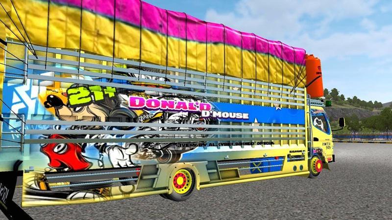 BUSSID Mods Truk Sulawesi