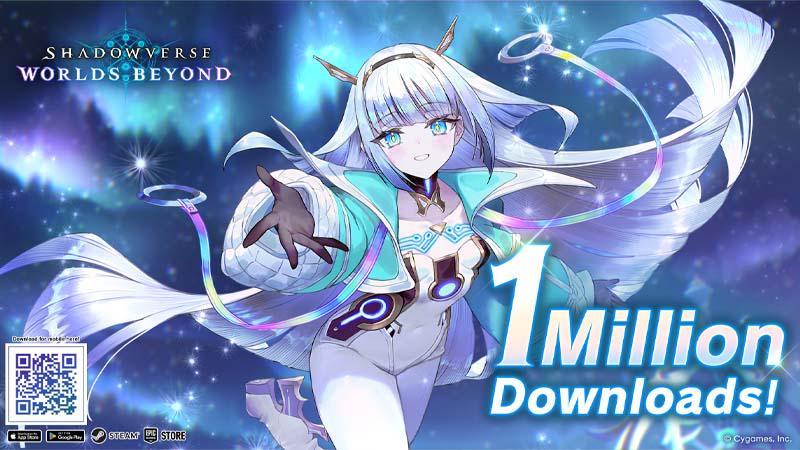 Cygames merayakan 1 juta download untuk Shadowverse Worlds Beyond (x.com/shadowversegame)