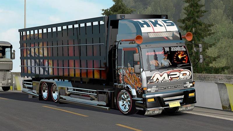 BUSSID Mods Truck Fuso