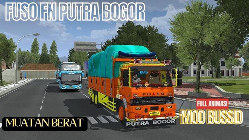 BUSSID Mods Truck Fuso