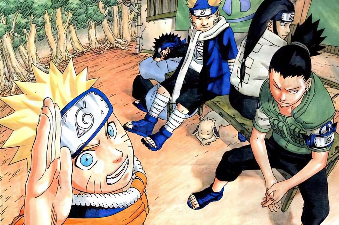 Tim Naruto, Kiba, Choji, Neji, dan Shikamaru merupakan salah satu contoh kuat nakama. (Blogger)