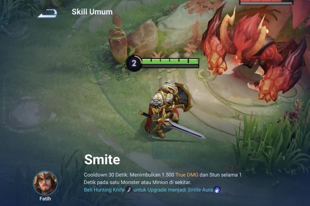 Fatih Junglewajib menggunakan Smite. (Dok. GGWP)