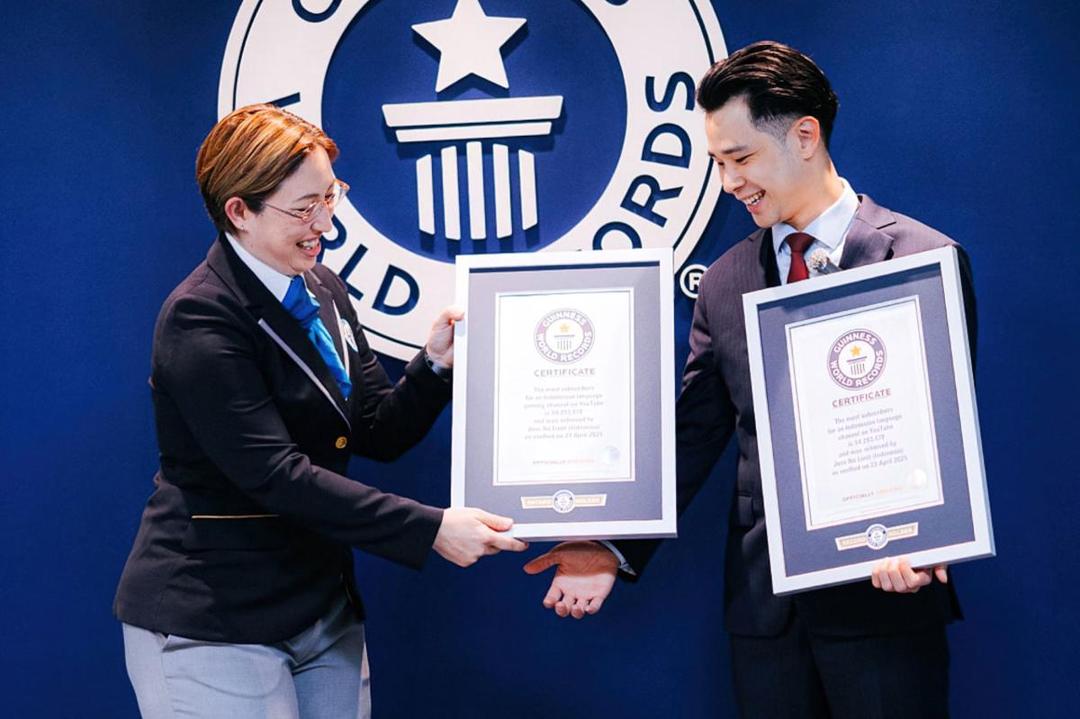 Rekor diterima oleh Jess No Limit di Tokyo, Jepang. (instagram.com/jessnolimit)