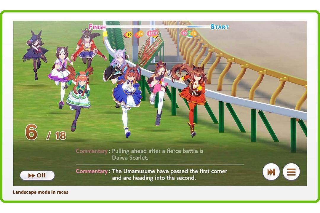 Pertandingan kini bisa disaksikan secara landscape. (Dok. Cygames)