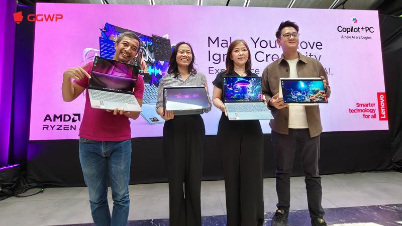 Lenovo Hadirkan Seri Yoga 7 dan Ideapad Bertenaga AMD Ryzen AI 300