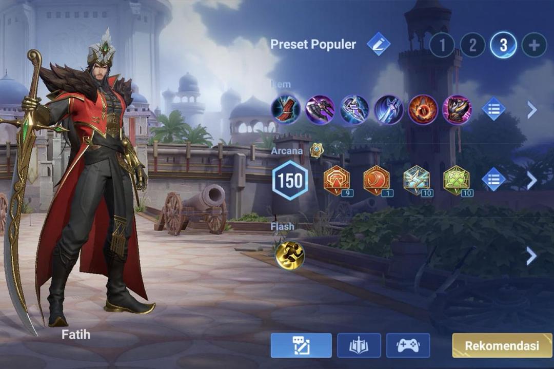 Susunan item Fatih clash lane. (Dok. GGWP)