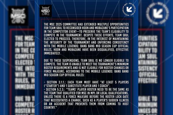Buntut Hoon dan MobaZane, S8UL Esports Didiskualifikasi dari MSC 2025 2.jpg