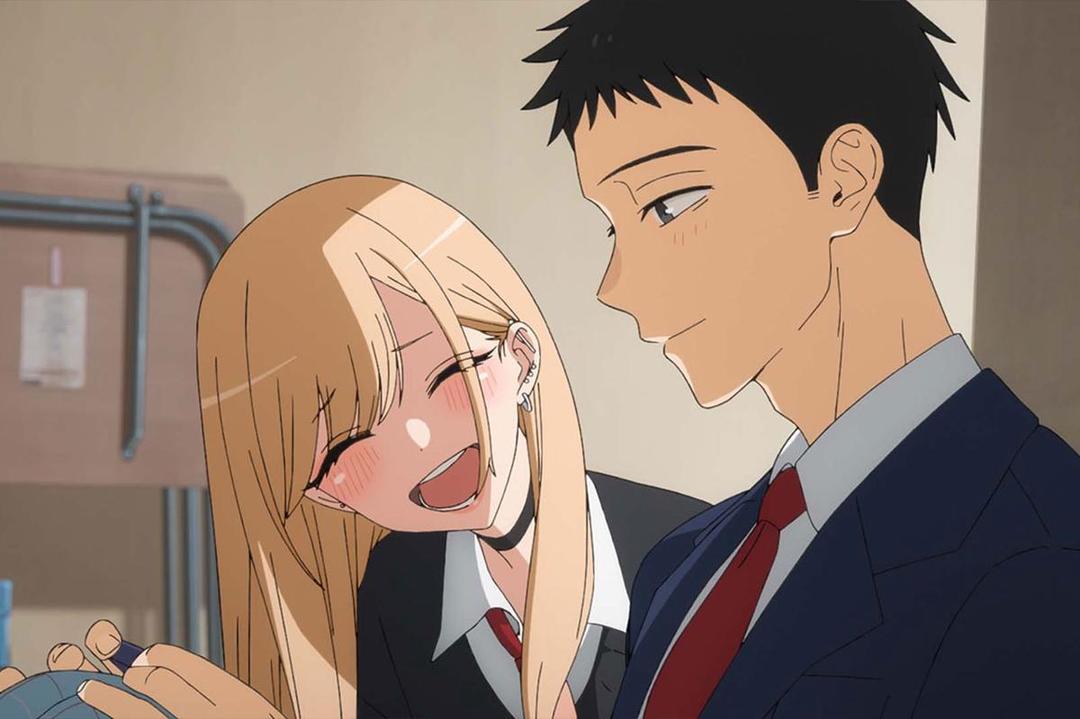 Gojo si penjahit berteman dekat dengan cosplayer Marin. (Dok. Crunchyroll)
