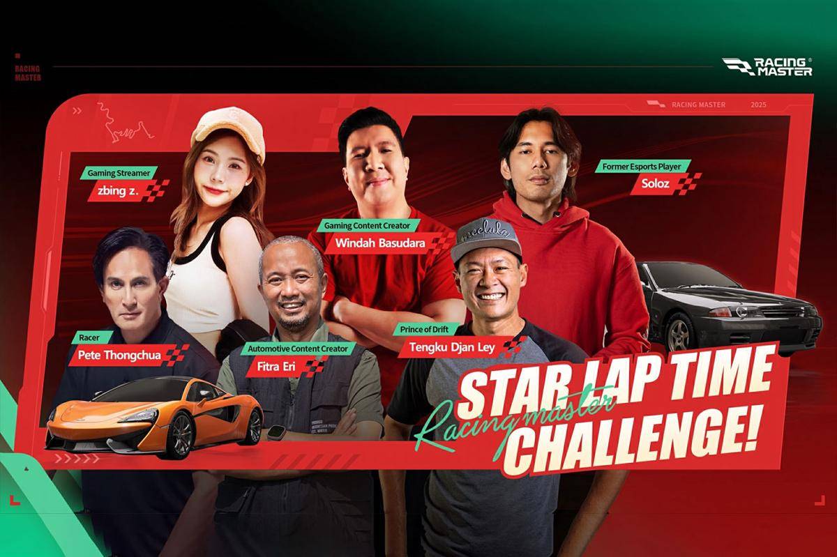 Lawan Windah Basudara, Fitra Eri, dan influencer lain di Star Lap Time Challenge. (Dok. NetEase)