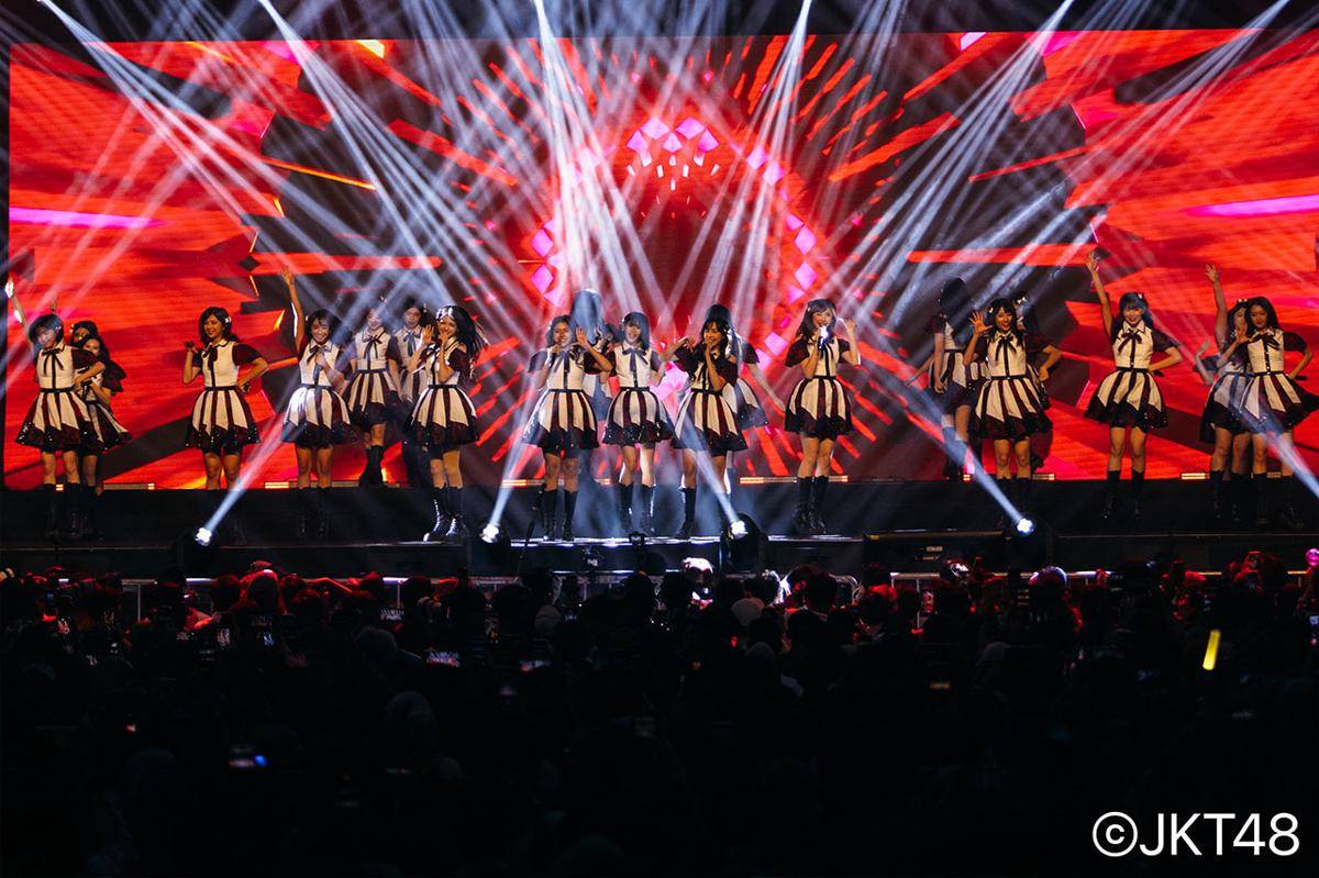 "Raja Hati" dan "Go & Fight!" debut pertama kali secara live. (Dok. JKT48)