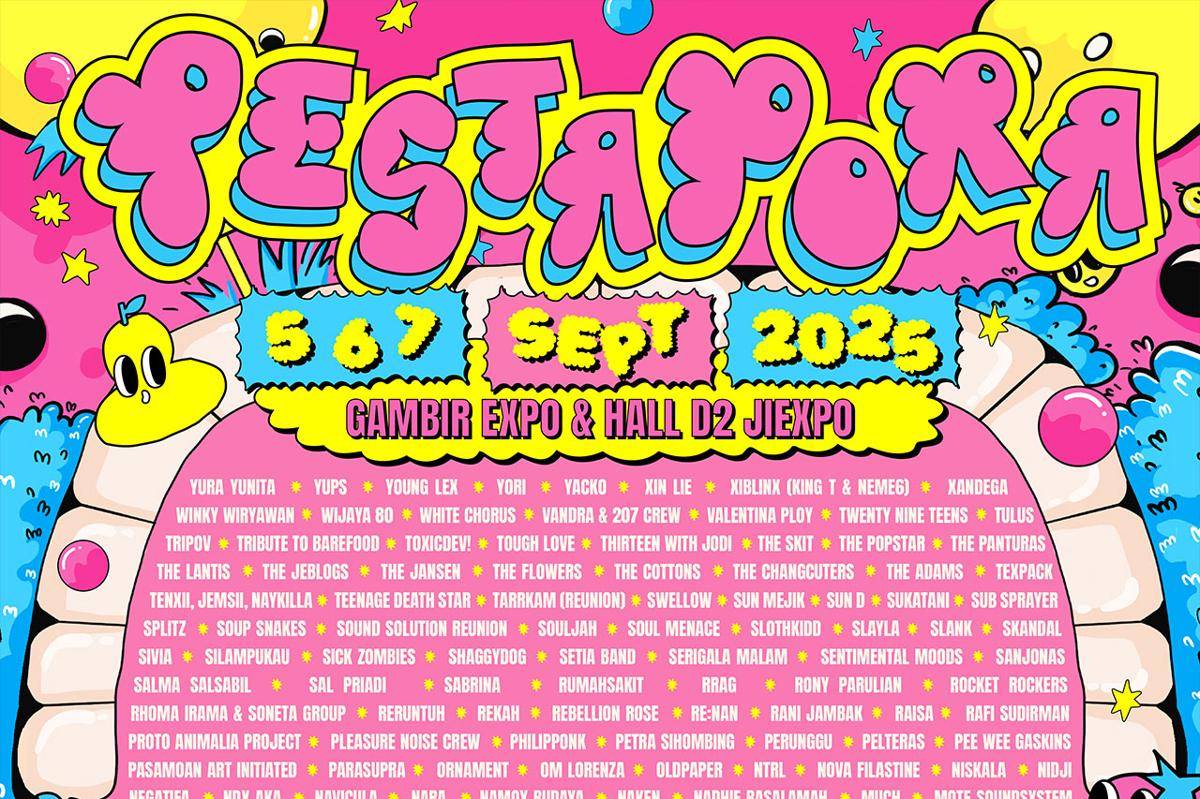 Tiket Pestapora 2025 Mulai Dijual, Start Dari Rp 200 Ribuan Per Hari!