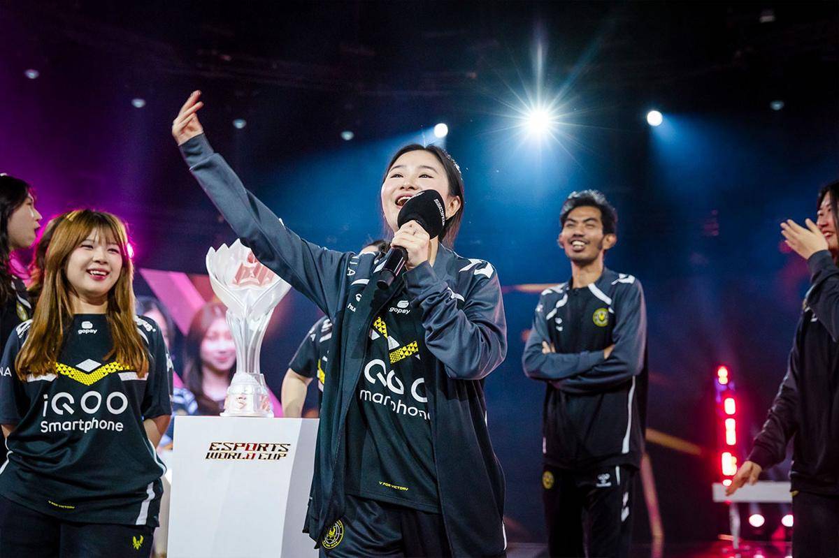 "Buat kamu Ashlay, kamu masih di dalam mimpi? Ayo datang ke mimpiku!" (Dok. Esports World Cup)
