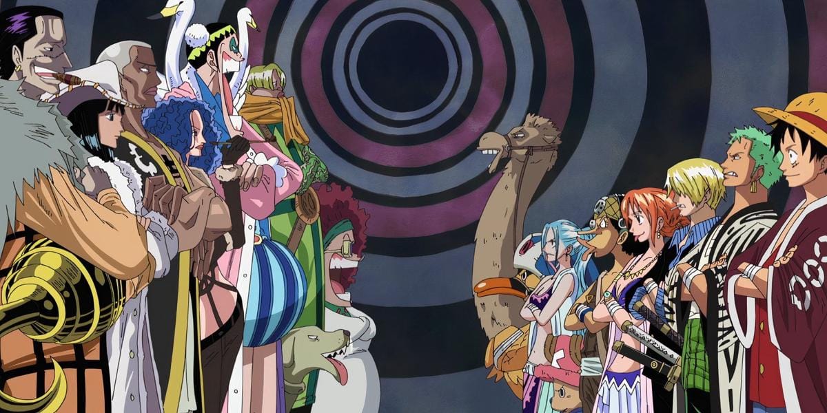 Baroque Works melawan Bajak Laut Topi Jerami (Dok. Toei Animation/One Piece)Baroque Works melawan Bajak Laut Topi Jerami (Dok. Toei Animation/One Piece)