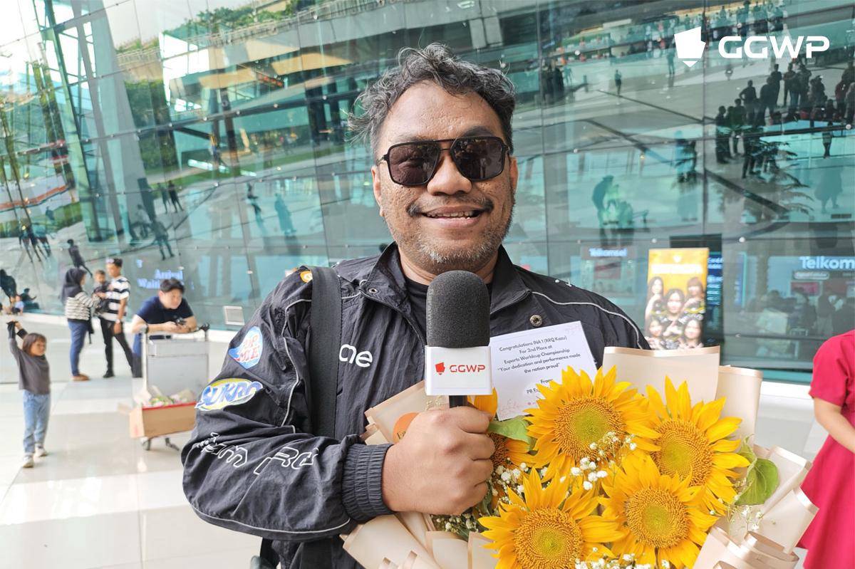 Bang Fayad mengapresiasi hasil optimal 3 tim Free Fire Indonesia di EWC 2025. (Dok. GGWP)