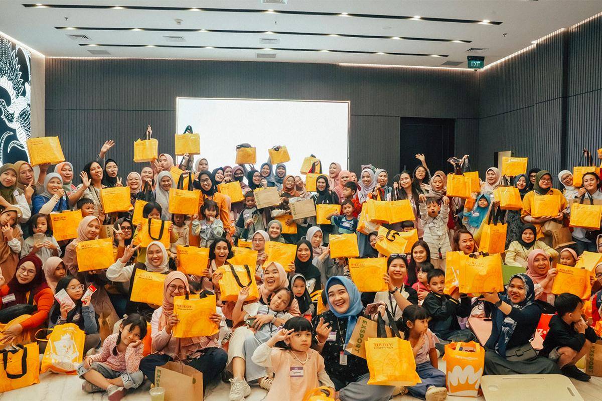 Pesta Anak Bahagia diikuti 100 pasangan mama dan anak. (Dok. Popmama)