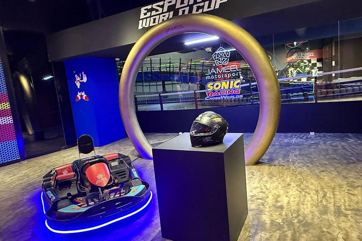 Booth display Sonic Racing: CrossWorlds di Jameel Motorsport Park. (Dok. SEGA)