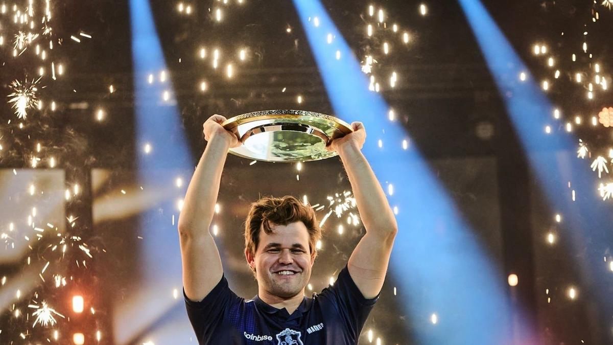 Magnus Carlsen, pemenang cabang Chess EWC 2025. (Dok. Esports World Cup)