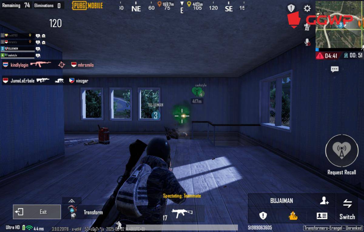XPAD GT, PUBG Mobile 120 FPS,  Dok. GGWP.png