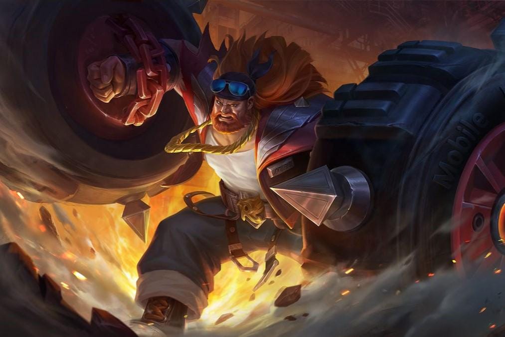 Kyy menjadikan Baxia-nya sebagai tank flanker. (dok. moonton/Mobile Legends)