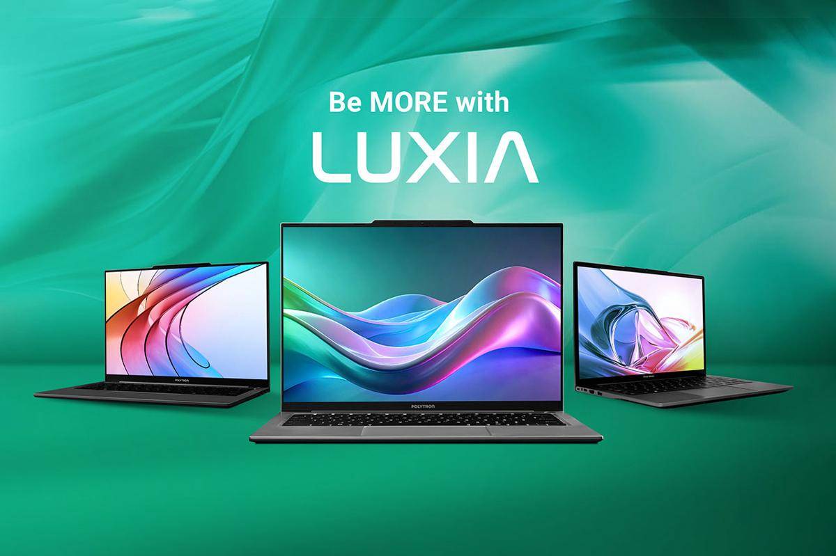 Polytron memperkenalkan 3 laptop mereka yang ada di bawah payung Polytron Luxia. (Dok. Polytron)