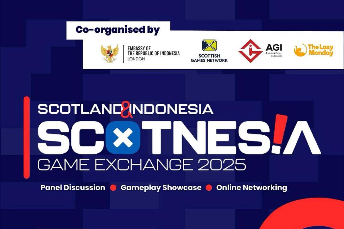 Scotnesia Game Exchange 2025 diadakan secara live streaming. (Dok. KBRI London)