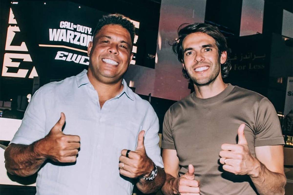 Ronaldo dan Kaka di Esports World Cup 2025 Riyadh. (instagram.com/ikaka10)