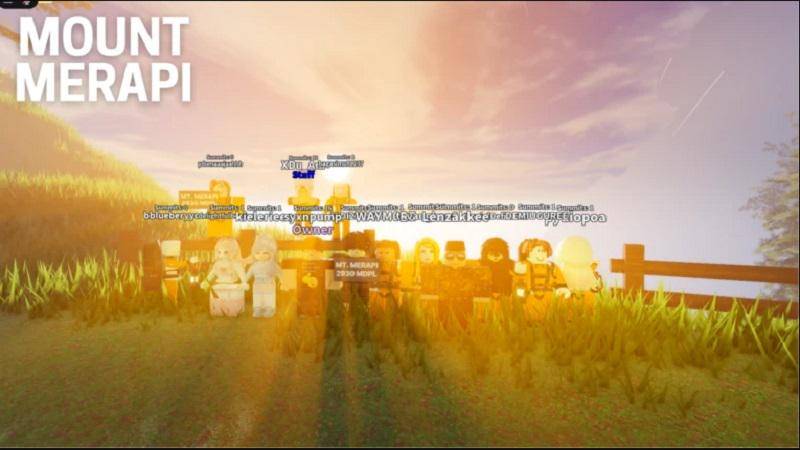 Gunung Merapi Roblox