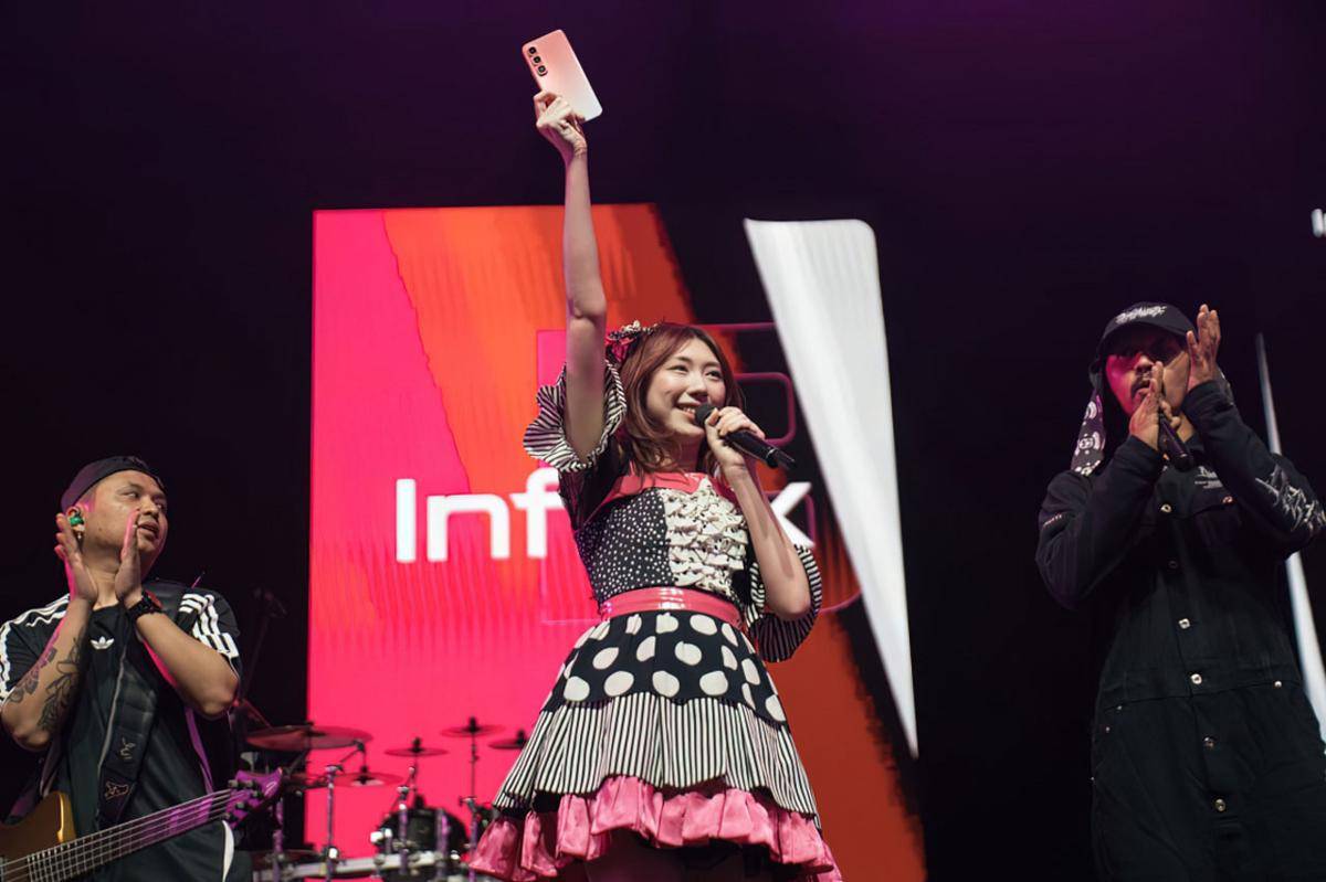 Jessi JKT48 mengaku antusias dengan kolaborasi bersama Deadsquad. (Dok. JKT48/Infinix)