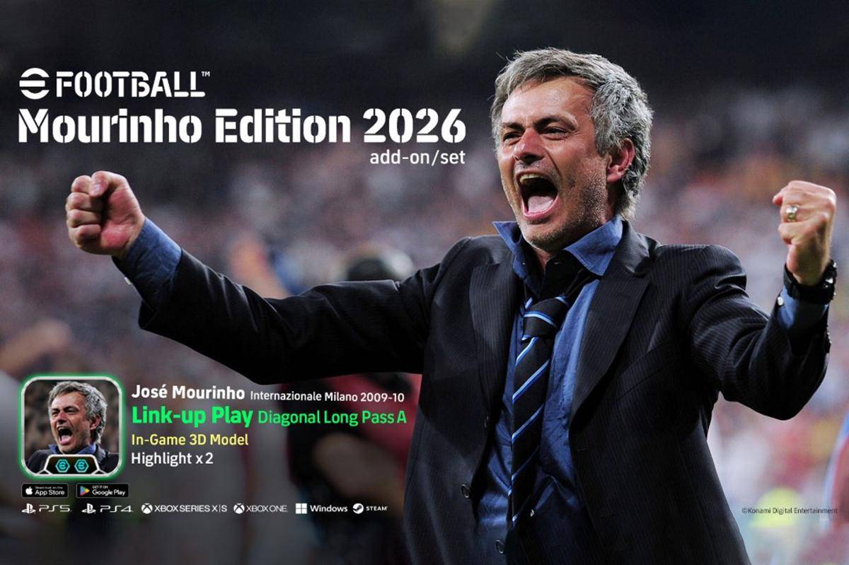 Dapatkan kartu manajer José Mourinho dengan skill khusus. (Dok. Konami)