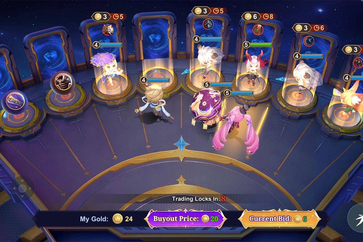 Adu bid untuk hero jagoan di Go Go Auction. (Dok. Moonton)