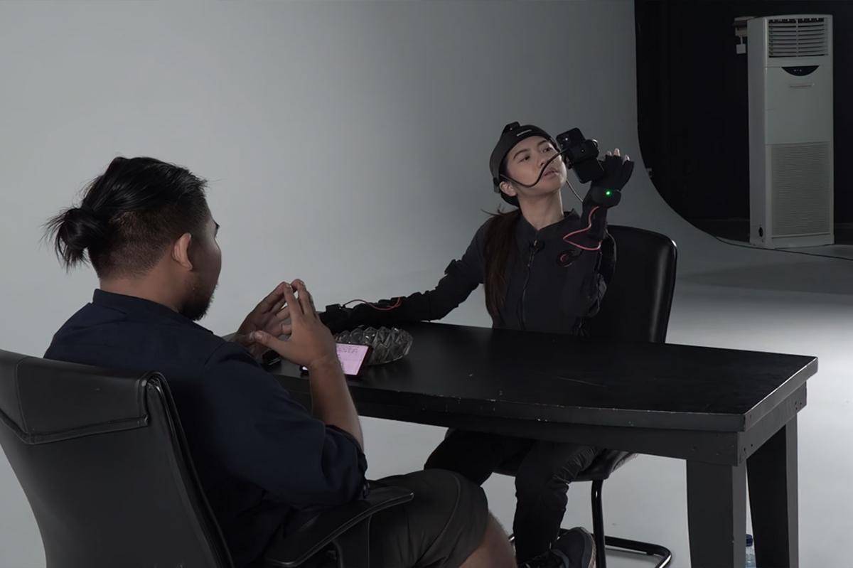 Sesi motion capture unuk salah satu adegan di game AGNI. (Dok. Separuh Interactive)