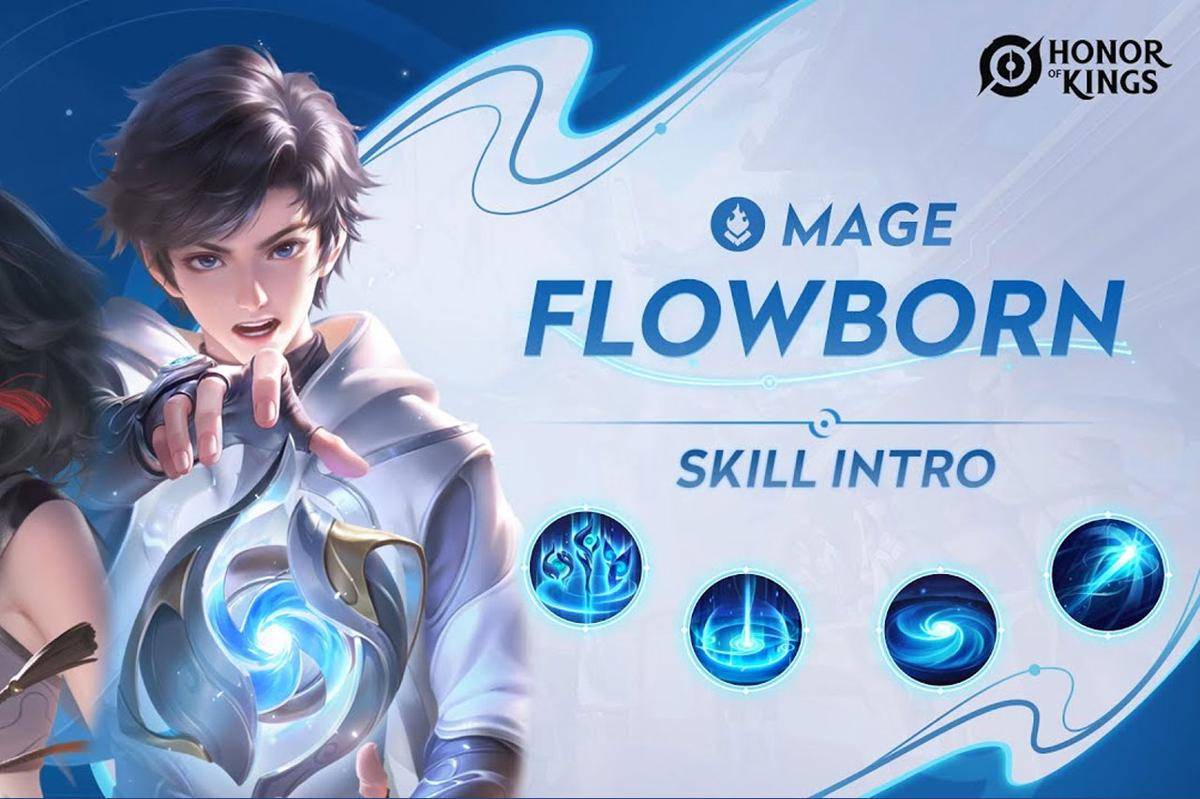 Kuasailah semua skill Flowborn Mage berikut ini. (YouTube.com/Honor of Kings)