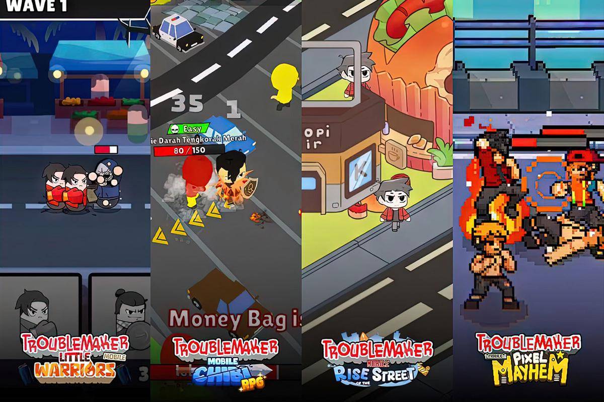 4 game mobile Troublemaker akan segera rilis. (YouTube.com/Gamecom Team)