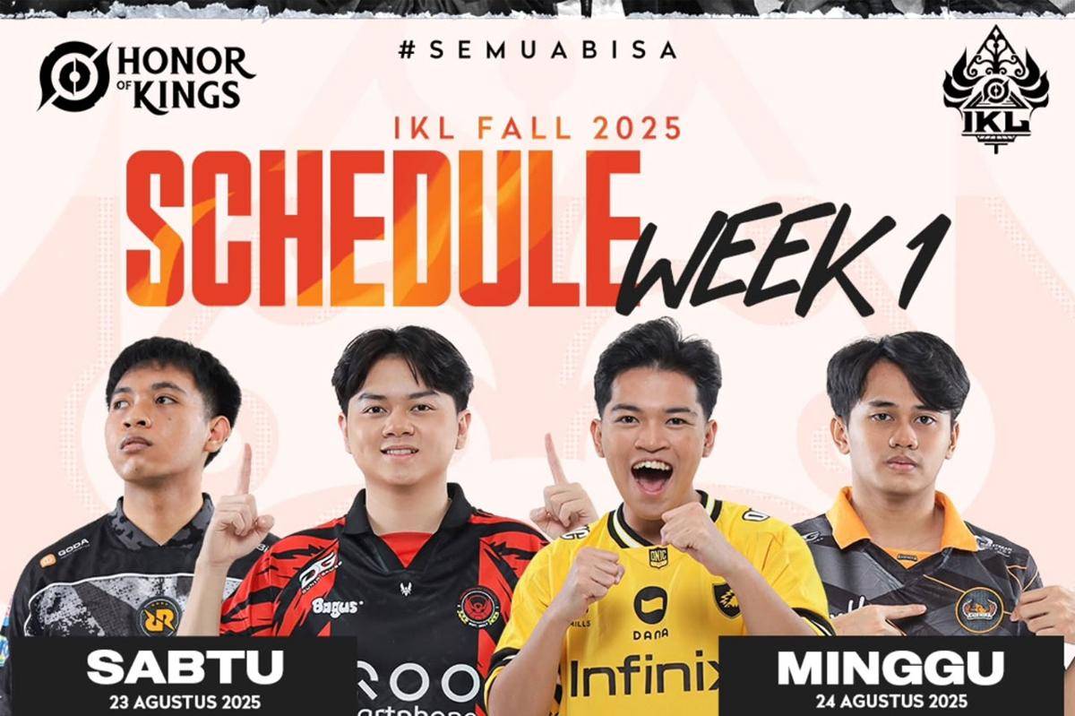 Jadwal IKL 2025 Fall Week 1 (HOK Esports ID)